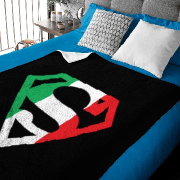 Discover Superman Shield with Italian Baby Blankets