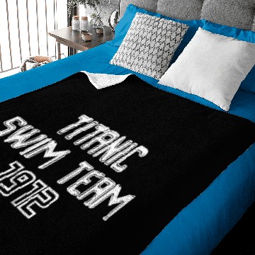 Discover Titanic Swim Team 1912 Funny Baby Blankets