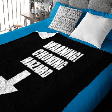 Discover WARNING CHOKING HAZARD PRINTED Baby Blankets