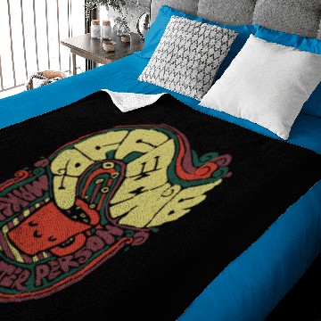 Discover Caffeine, Makes me a better person Baby Blankets