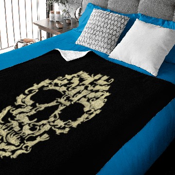 Discover Cat Skull Baby Blankets