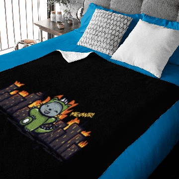 Discover Catzilla Baby Blankets