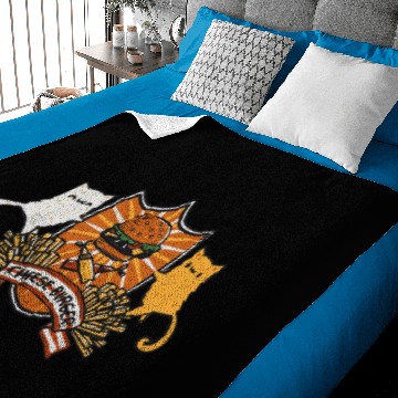 Discover Cheese burger Baby Blankets
