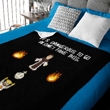 Discover Its Dangerous to Go Alone Baby Blankets