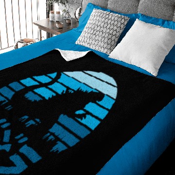 Discover Kaiju Sunset Baby Blankets