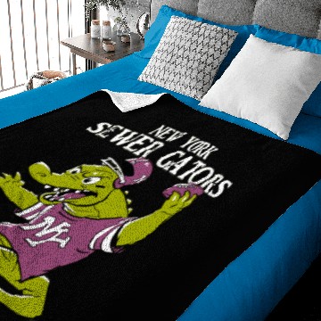 Discover New York Sewer Gators Baby Blankets