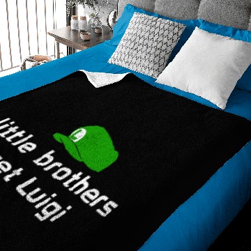 Discover Little Brothers Get Luigi Baby Blankets