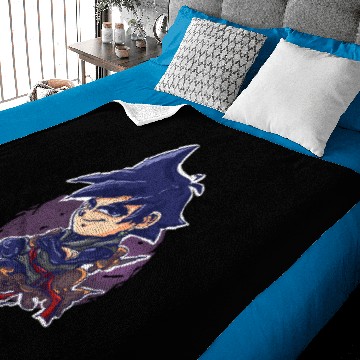 Discover Black Goku Chibi] Baby Blankets