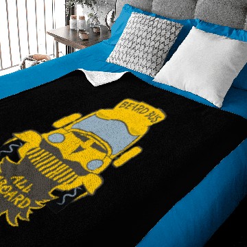 Discover Beard bus Baby Blankets