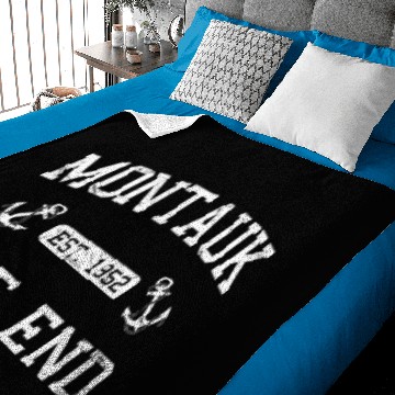 Discover Montauk Established 1852 - Cool - Baby Blankets