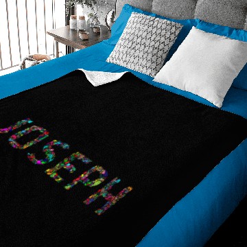 Discover Joseph Typography Baby Blankets