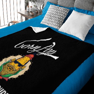 Discover Corn Pop was a bad Dude Baby Blankets