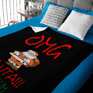 Discover OMG Santa I Know Him Baby Blankets