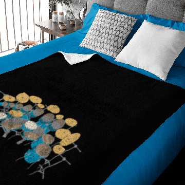 Discover Too Many Drums! Baby Blankets