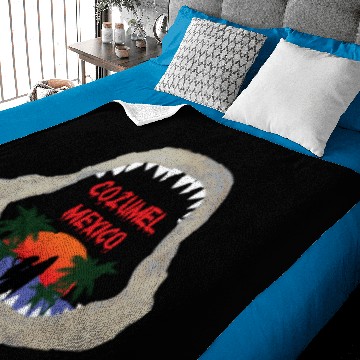Discover Cozumel Mexico Baby Blankets
