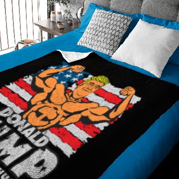 Discover Donald Pump colored Baby Blankets