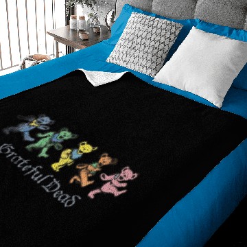 Discover Grateful Dead Unisex Baby Blankets: Dancing Bears