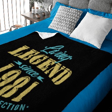 Discover 1981 birthday legend men women 3D Baby Blankets