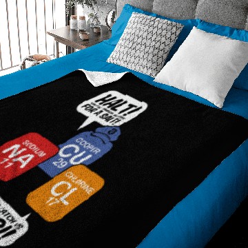 Discover Salt And Copper Chemistry Baby Blankets