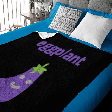 Discover eggplant Baby Blankets