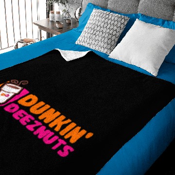 Discover Dunkin Deez Nuts Baby Blankets