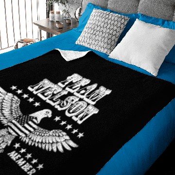 Discover Team Nelson Last Name Surname Pride Baby Blankets