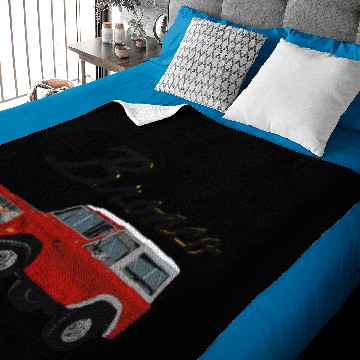 Discover Ford Bronco - vintage red Baby Blankets