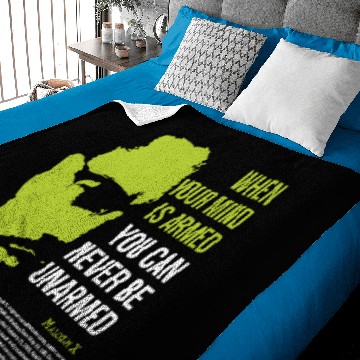 Discover Malcolm X Quote Baby Blankets