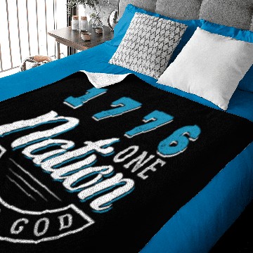 Discover 1776 One Nation Under God Gift Baby Blankets