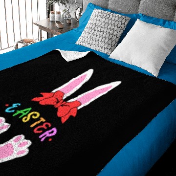 Discover Happy Easter Spring Bunny Easter Egg Funny Gift Baby Blankets