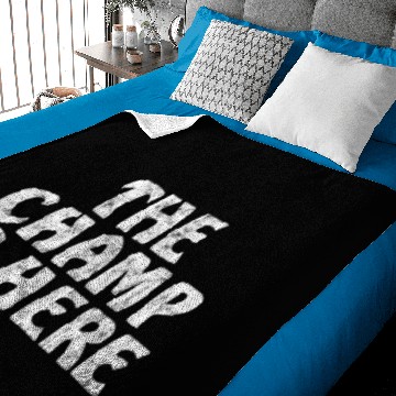 Discover champ is here Baby Blankets