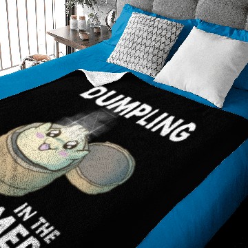Discover Dumpling in the Steamer, Cute Kawaii Dumpling Baby Blankets
