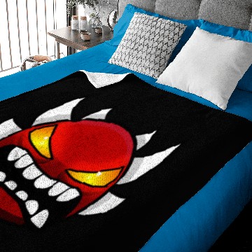 Discover angry geometry dash Baby Blankets