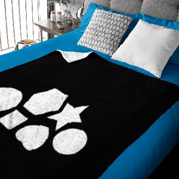 Discover Shapes Baby Blankets