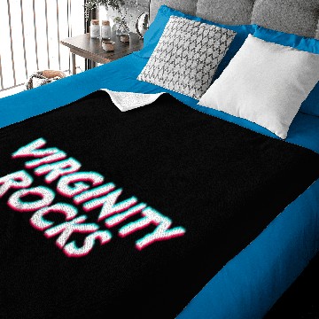 Discover Virginity Rocks Baby Blankets