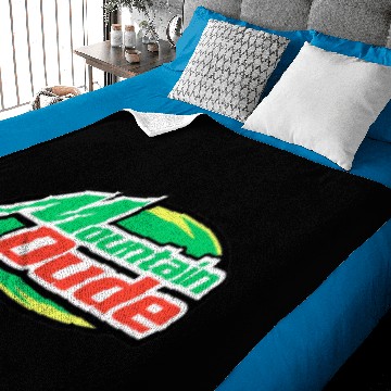 Discover Mountain Dude Baby Blankets