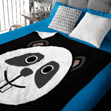 Discover Panda Rounded Face Baby Blankets