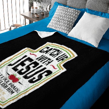 Discover Christian Funny Gift Catch Up With Jesus Baby Blankets