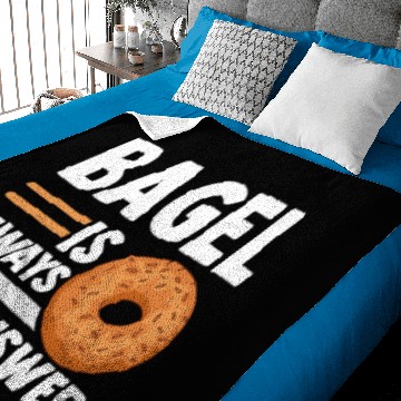 Discover BAGEL IS ALWAYS THE ANSWER, Bakery, Bagel Baby Blankets