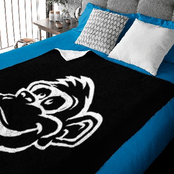 Discover Goofy Monkey Portrait Baby Blankets