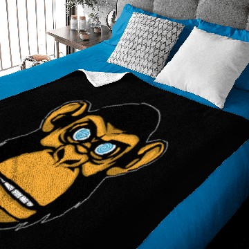 Discover Monkey Face 33 Baby Blankets