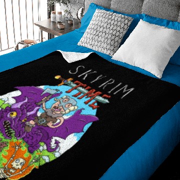 Discover Skyrim Time Baby Blankets