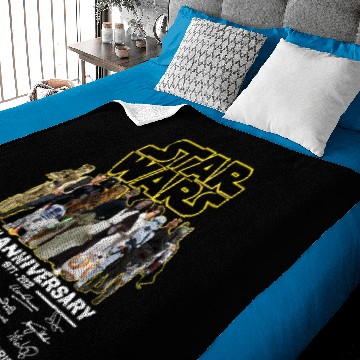 Discover Marvel Star War Anniversary Baby Blankets