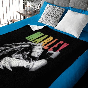 Discover Bob Marley Singing Baby Blankets