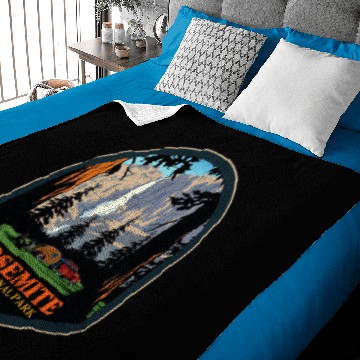 Discover Yosemite National Park Camping Lover Baby Blankets