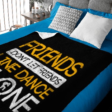 Discover line dance Baby Blankets