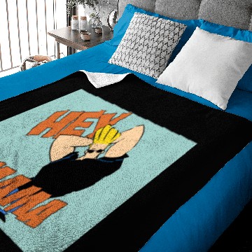 Discover Johnny Bravo Hey Mama Baby Blankets