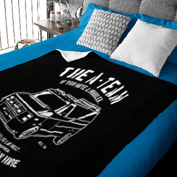 Discover The A Team Van Funny 80 s TV Programme Baby Blankets