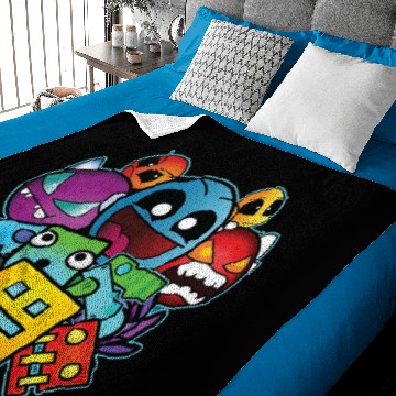 Discover Geometry Dash 2 Baby Blankets