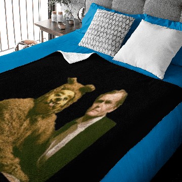 Discover The Shining Creepy Bear Baby Blankets